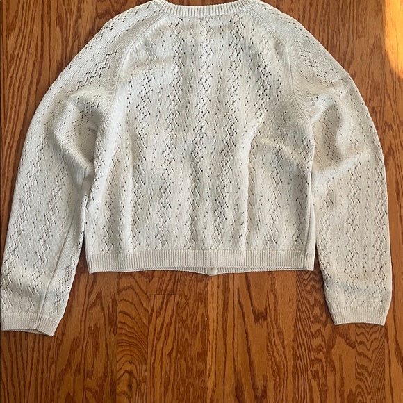 Sezane Jack Cardigan Ecru - Size L - Picture 9 of 11